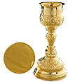 Gold Plated Chalice and Paten