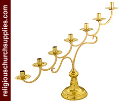 Solid Brass Candelabra 7 lights