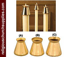 Brass Candle Wind Protectors