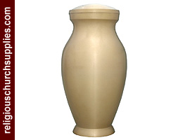 Brass Mat Nickel Plated Urns