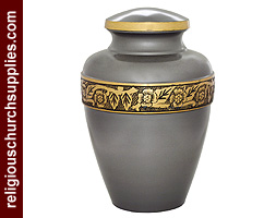 Enamel Brass Cremation Urn