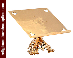 Brass Missal Stand Engraved JHS