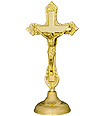 Brass Alter Cross Catholic Statuary