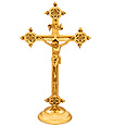 Brass Catholic Crucifix