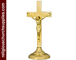 Beautiful vintage gold crucifix cross