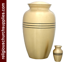 Brass Nickel Mat Finish Urns