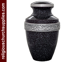 Enamel Brass Cremation Urn