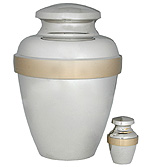 Enamel Brass Cremation Urn