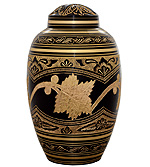 Enamel Brass Cremation Urn