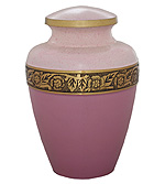 Enamel Brass Spring Urn Cremation